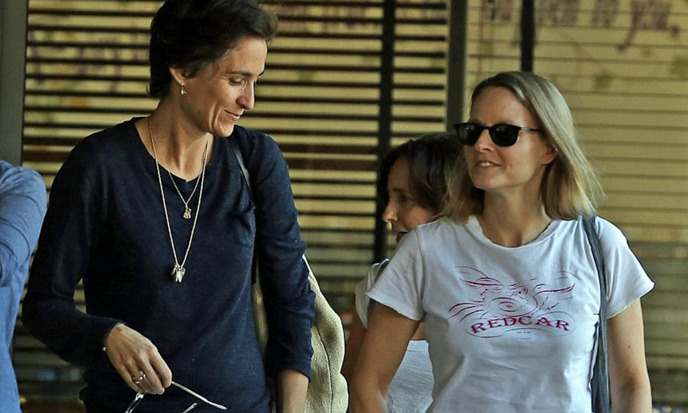 Alexandra Hedison and Jodie Foster