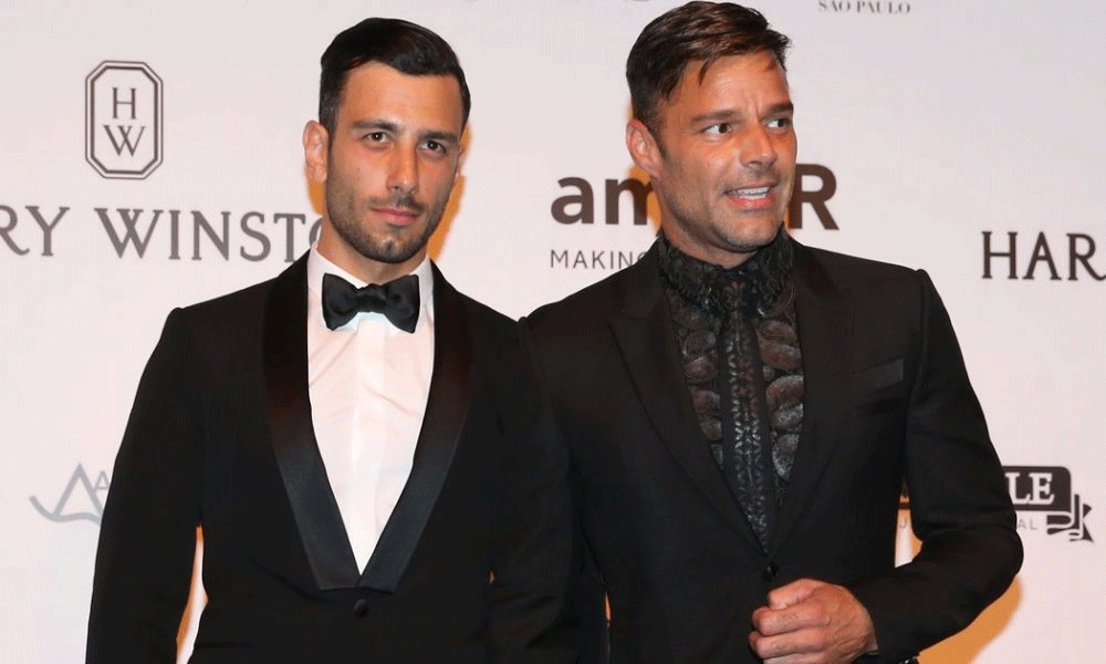 Ricky Martin and Jwan Yosef